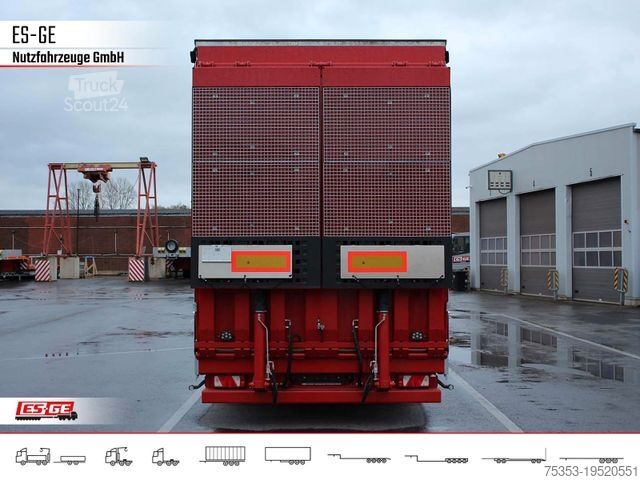 Zema profila puspiekabe DINKEL 4-Achs-Jumbotieflader - doppelte Rampen