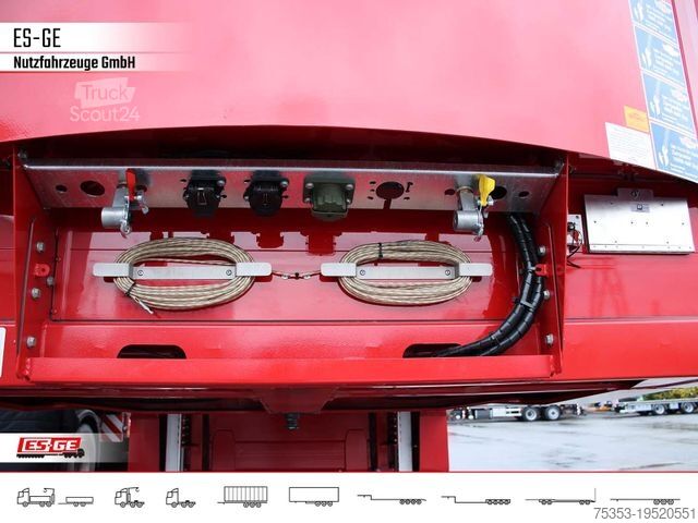 Zema profila puspiekabe DINKEL 4-Achs-Jumbotieflader - doppelte Rampen