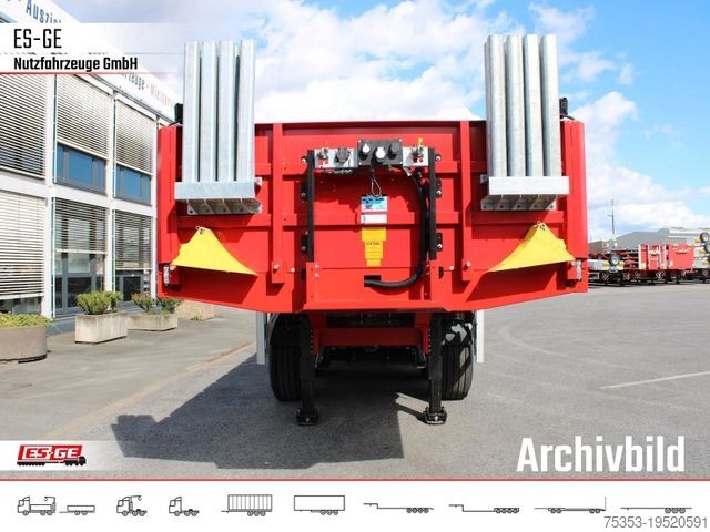 Werkplatform oplegger ES-GE 4-Achs-Ballastauflieger