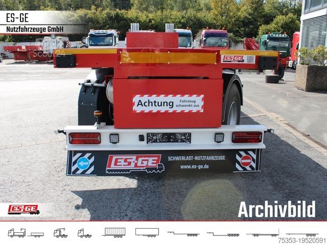 Werkplatform oplegger ES-GE 4-Achs-Ballastauflieger