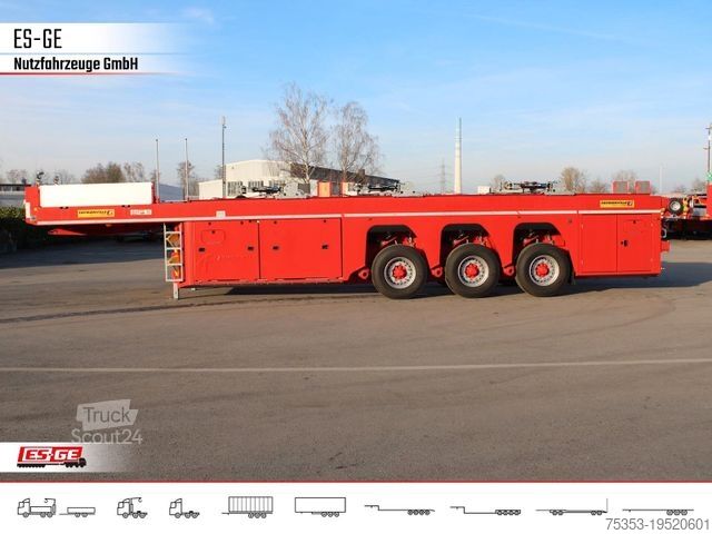 Semitrailer FAYMONVILLE Prefamax Innenlader 3 x LASI