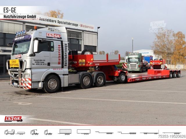 Låglastarsläpvagn FAYMONVILLE Gigamax Tiefbett 1+3