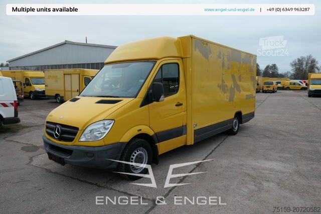 Dobozos furgon mercedes-benz SPRINTER 310 CDI MAXI EURO-5 KOFFER REGALE KAMERA DURCHGANG