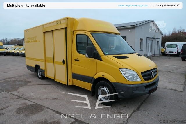 Dobozos furgon mercedes-benz SPRINTER 310 CDI MAXI EURO-5 KOFFER REGALE KAMERA DURCHGANG