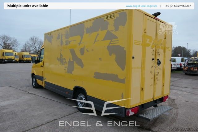 Dobozos furgon mercedes-benz SPRINTER 310 CDI MAXI EURO-5 KOFFER REGALE KAMERA DURCHGANG