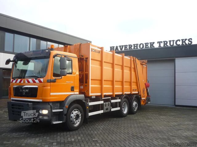 Bil for innsamling av avfall MAN TGM 26.340 6x2-4 Zoeller Medium XL