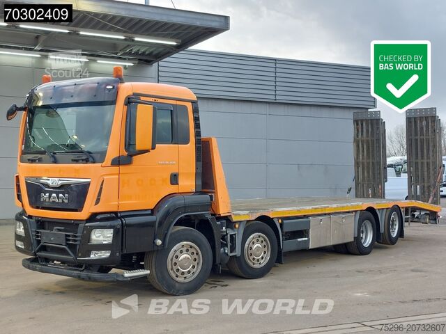 Транспортировщик автомобилей MAN TGS 35.400 8X2 Machine transporter Hydraulic Ra...