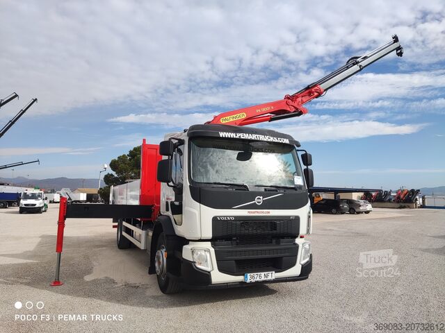 Truck crane VOLVO FE 280 GRUA CAJA FIJA 18T EURO 6