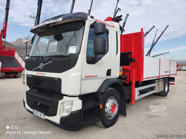 Truck crane VOLVO FE 280 GRUA CAJA FIJA 18T EURO 6