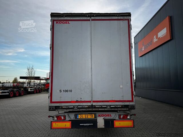 Przesuwne plandeki Kögel SAF INTRADISC, Internal height: 2.80m, NL-trailer