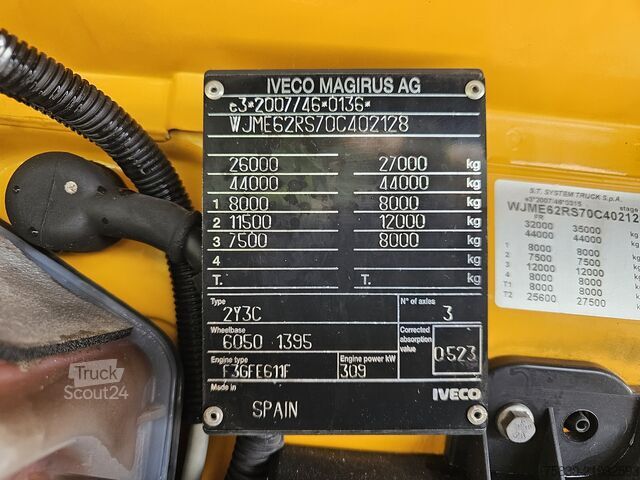 Bergingsvoertuig Iveco AD320S42 8x2 / RETARDER / WINCH / AUTO-TRANSPORTER