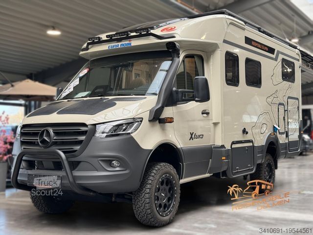 Half-integraal camper EURAMOBIL Xtura 686 EF 4x4  Offroad Delta Autark  AT-Navi