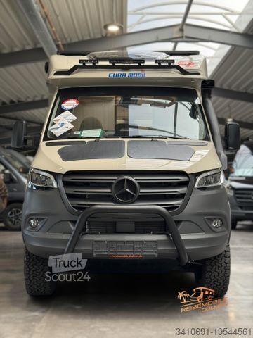 Half-integraal camper EURAMOBIL Xtura 686 EF 4x4  Offroad Delta Autark  AT-Navi