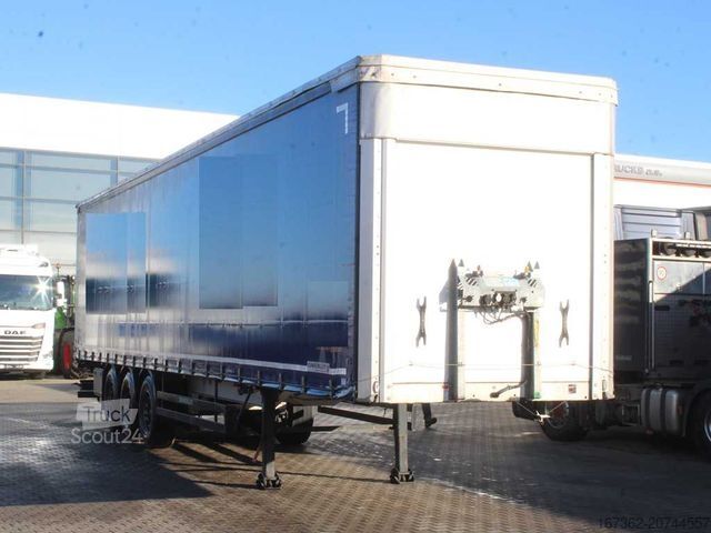 Åben sættevogn med presenning SCHWARZMÜLLER SPA 3/E, LIFTING AXLE, MULDA, MULTILOCK, SAF