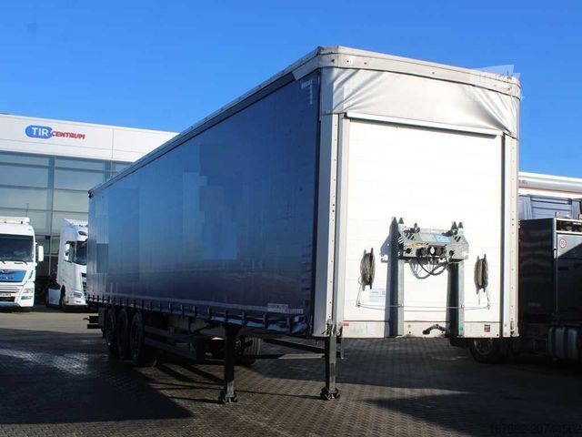 Åben sættevogn med presenning SCHWARZMÜLLER SPA 3/E, LIFTING AXLE, MULDA, MULTILOCK, SAF