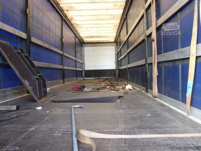 Åben sættevogn med presenning SCHWARZMÜLLER SPA 3/E, LIFTING AXLE, MULDA, MULTILOCK, SAF