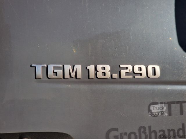 Soğutuculu kamyon MAN TGM 18.290 4X2 LL / Ladebordwand / 2 Tanks