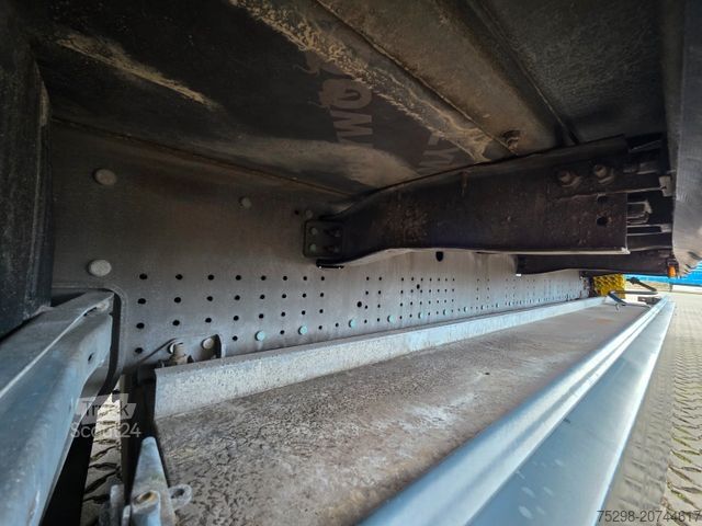 Open semitrailer with tarp SCHMITZ CARGOBULL SCS 24/L - 13.62 Mega / Palettenkasten / Hubdach