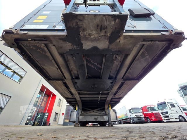 Open semitrailer with tarp SCHMITZ CARGOBULL SCS 24/L - 13.62 Mega / Palettenkasten / Hubdach