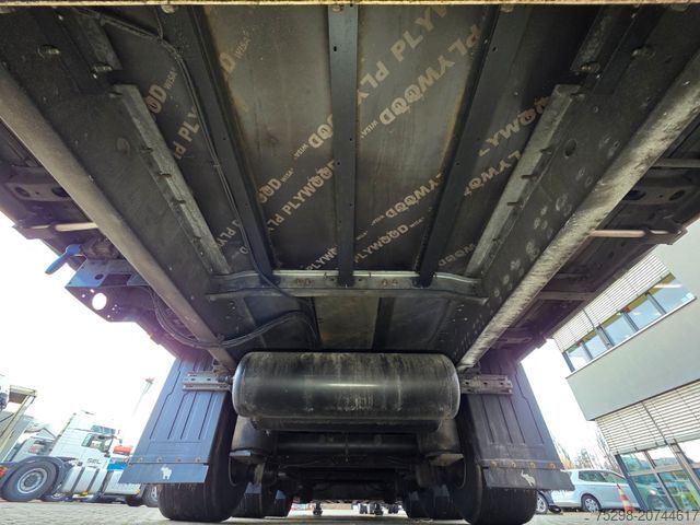 Open semitrailer with tarp SCHMITZ CARGOBULL SCS 24/L - 13.62 Mega / Palettenkasten / Hubdach