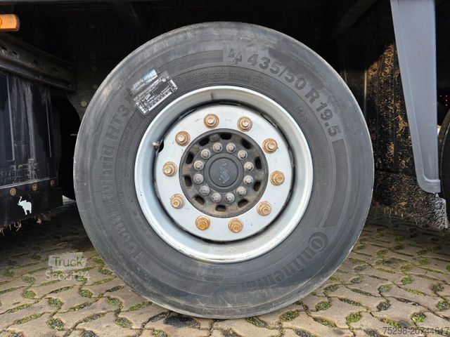 Open semitrailer with tarp SCHMITZ CARGOBULL SCS 24/L - 13.62 Mega / Palettenkasten / Hubdach