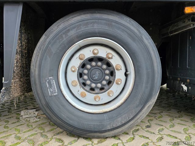 Open semitrailer with tarp SCHMITZ CARGOBULL SCS 24/L - 13.62 Mega / Palettenkasten / Hubdach