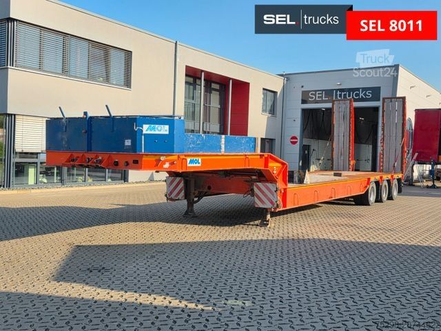 Tieflader-Sattelauflieger Mol MOL / Lenkachse
