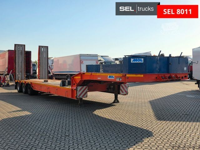 Tieflader-Sattelauflieger Mol MOL / Lenkachse