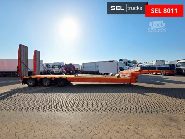 Tieflader-Sattelauflieger Mol MOL / Lenkachse