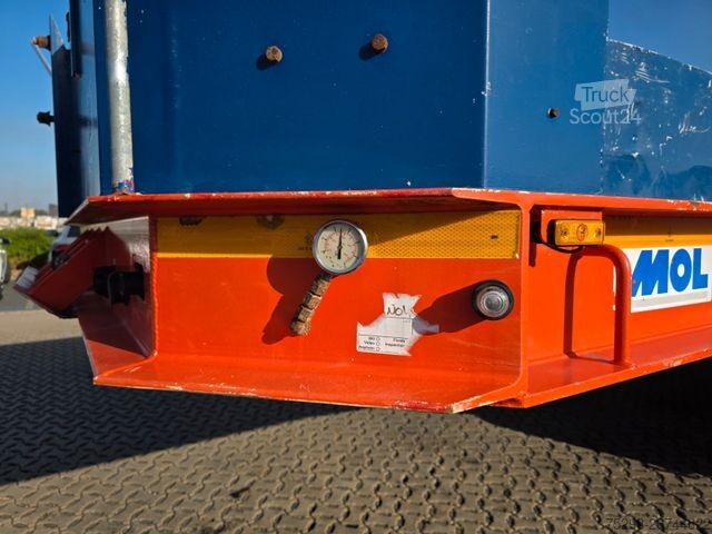Tieflader-Sattelauflieger Mol MOL / Lenkachse