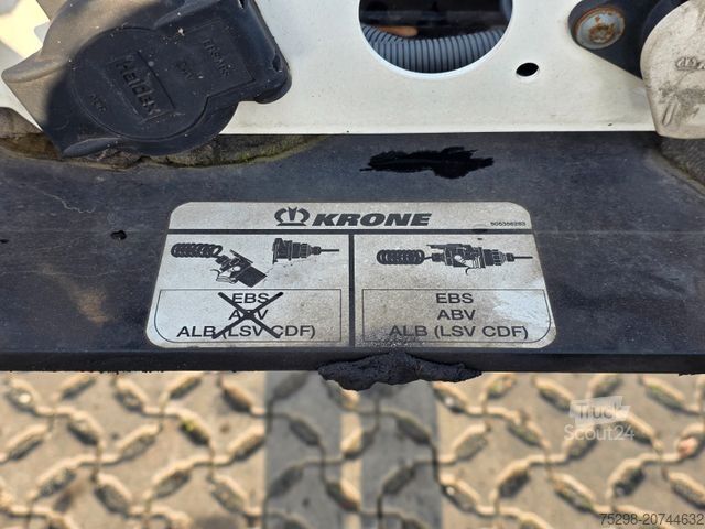 Semirremolque con caja intercambiable KRONE SD / Teleskop / 11.035-12.640 / Liftachse
