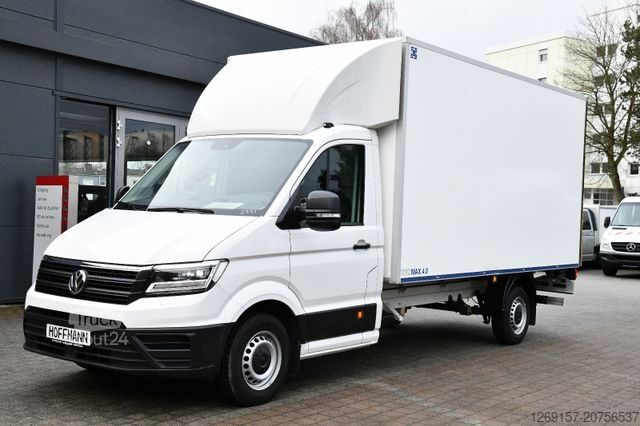 Transporter mit Koffer VOLKSWAGEN Crafter Koffer Ladebordwand 35 lang Standheizung