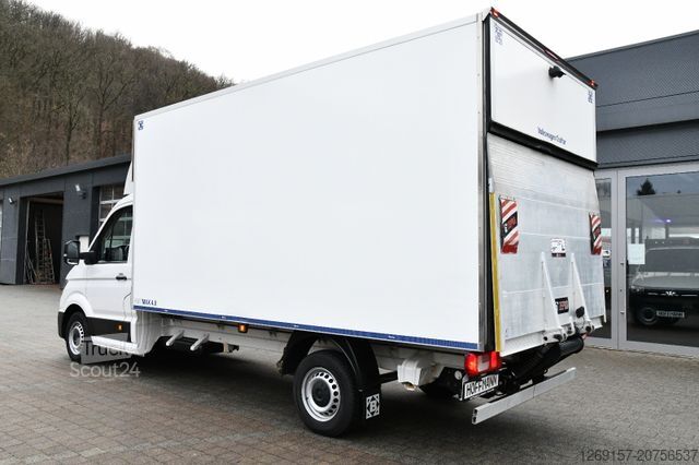 Transporter mit Koffer VOLKSWAGEN Crafter Koffer Ladebordwand 35 lang Standheizung