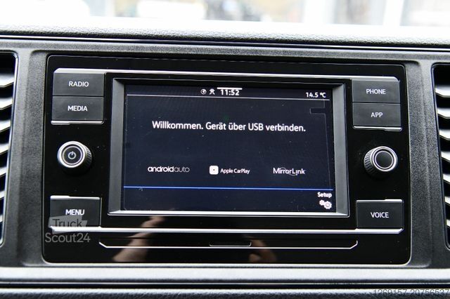 Transporter mit Koffer VOLKSWAGEN Crafter Koffer Ladebordwand 35 lang Standheizung