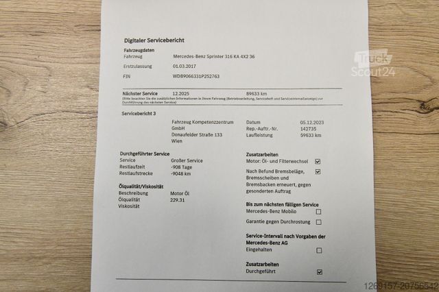 Koelwagen met geïsoleerde laadbak MERCEDES-BENZ Sprinter 316CDI Kühlkasten Tief-Kühler Standkühl