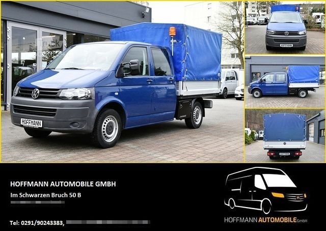 Samochód dostawczy z plandeką VOLKSWAGEN T5 Transporter Pritsche DOKA Allrad 4x4 4Motion