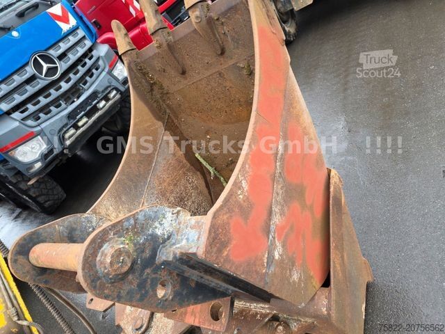 Koparka kołowa KOMATSU PW 148 / NUR 5400h / Lehnhoff MS 10 / 2 Löffel