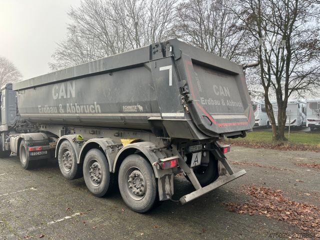 Tiptrailer SCHMITZ CARGOBULL SKI 24 / Liftachse / Rollplane