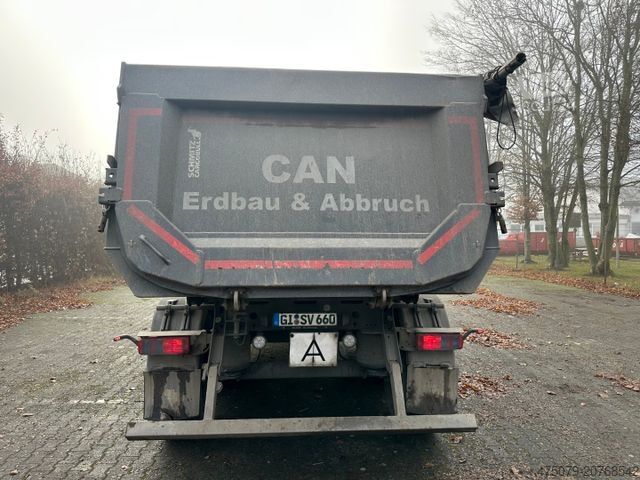 Tiptrailer SCHMITZ CARGOBULL SKI 24 / Liftachse / Rollplane