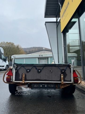 Autotrailer BÖCKMANN Kastenanhänger Flachplane Tandem 1,5t.