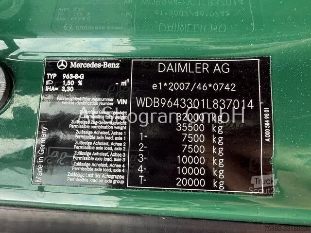  Mercedes-Benz Arocs 3240 8x4/Betonmischer 8 m³/Euro6