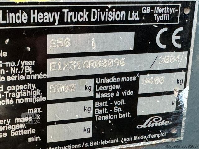 šoninis krautuvas Linde S50 / Perfect condition