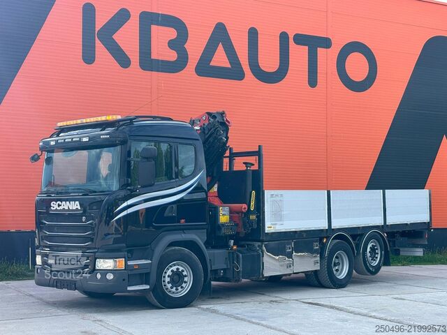 Organism deschis Scania G490 6x2*4 Palfinger PK 27001 EH - 19m crane