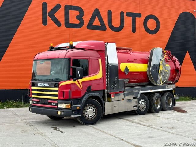 Tovornjak za sesanje Scania P114 380  ADR / Stainless steel / EUR MARK