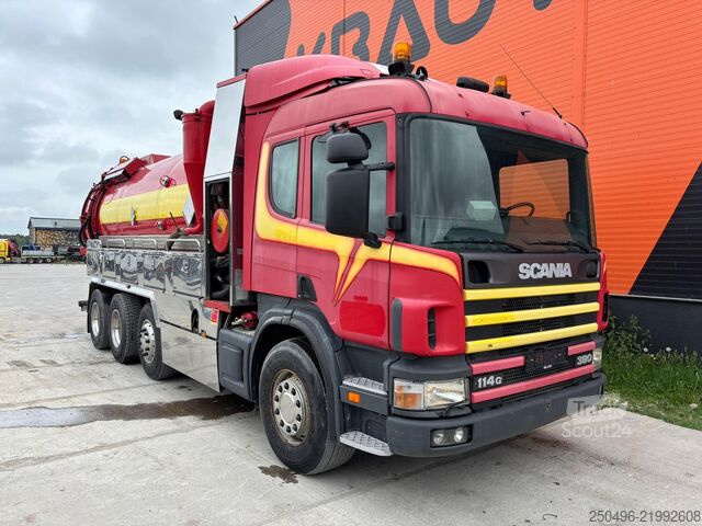 Tovornjak za sesanje Scania P114 380  ADR / Stainless steel / EUR MARK
