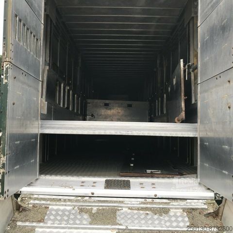 Naczepa do transportu bydła PEZZIOLI SBA 63/3.Stock, Aggregat, Hubdach, Tränke