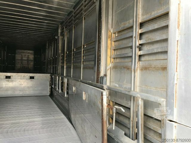 Naczepa do transportu bydła PEZZIOLI SBA 63/3.Stock, Aggregat, Hubdach, Tränke