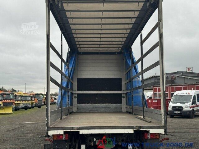 Platós teherautó ponyvával MAN TGL 12.250 XXL Haus -Edscha Schiebeplane - LBW