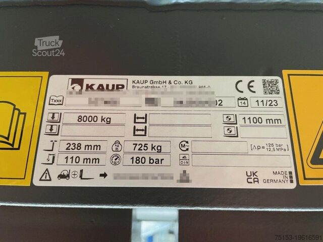 Gabelversteller Kaup 10T466 / NEU