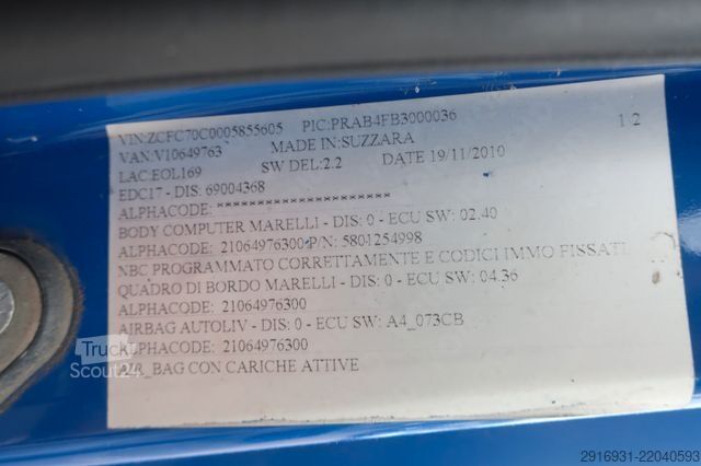 Højt tag varevogn IVECO Nr.7 Daily 70C17V AHK / Kamera /Maxi